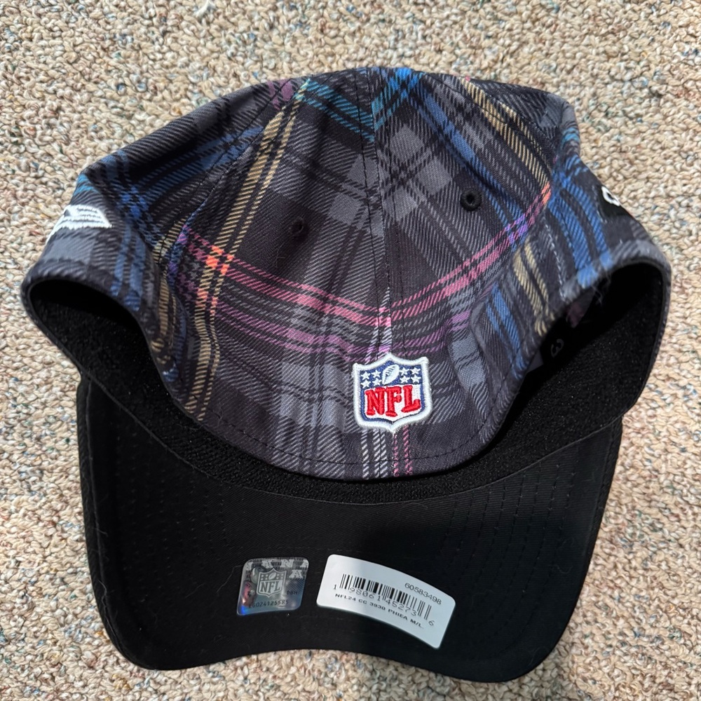 NEW with tags New Era Philadelphia Eagles Black and Multicolor Plaid Hat - Picture 2 of 3